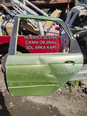 RENAULT SCENİC 1 ÇIKMA ORJİNAL SOL ARKA KAPI 1997-2003