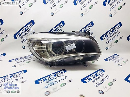 BMW X1 E84 KASA XENON LCİ SAĞ FAR ORJ ÇIKMA 7290240-07