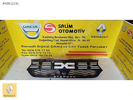 DACİA SANDERO Y.K ÇIKMA ORJİNAL ÖN PANJUR VE DİGER PARÇALARI