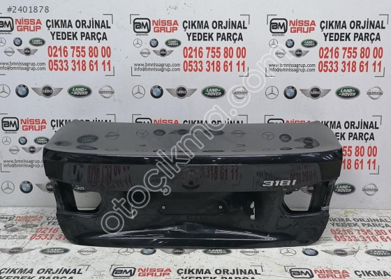 BMW 3 SERİSİ F30  ARKA BAGAJ ORJİNAL ÇIKMA YEDEK PARÇA