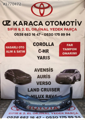 2016-2018 TOYOTA AURIS ÇIKMA ORJINAL ÖN TAMPON