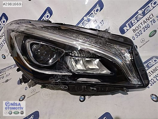 MERCEDES CLA W117 KASA MAKYAJLI LEDLİ SAĞ FAR ORJ A1179069900