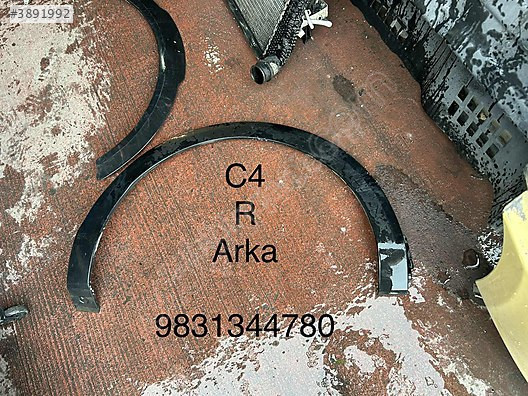 C4 sağ arka çamurluk çıtası dodik ÇIKMA ORJİNAL 9831344780