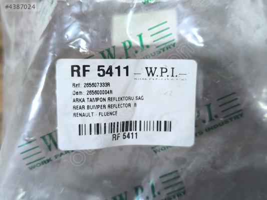 265607333r fluence sağ reflektör