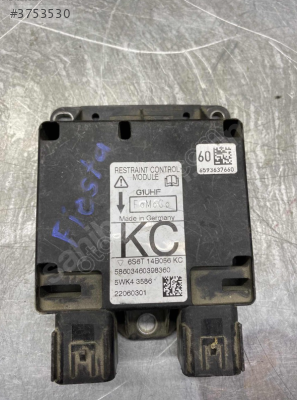 FORD FİESTA HAVA YASTIGI KONTROL ÜNİTESİ AİRBAG BEYNİ 6593637660