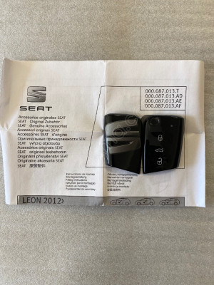 SEAT LEON KATLANIR ANAHTAR KAPLAMASI 000087013T