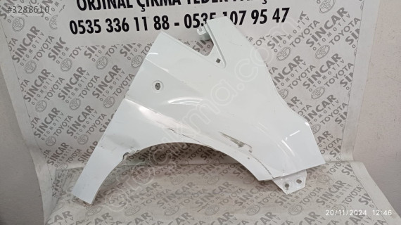 2014-2023 Ford Courier Orjinal Sağ Ön Çamurluk Çıkma Parça