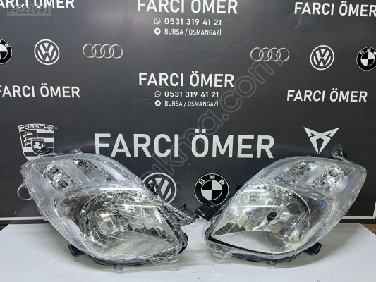 TOYOTA YARİS 2007-09 SAĞ-SOL TAKIM ÖN FAR SIFIR