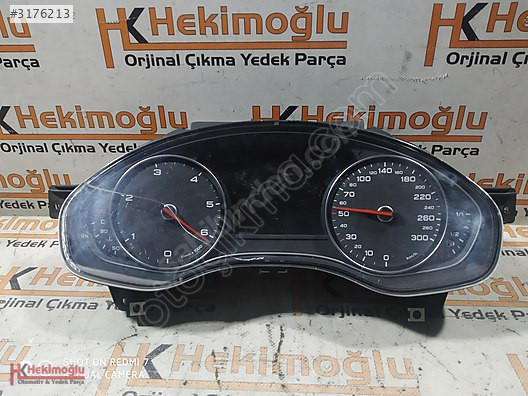 AUDİ A6 C7 A7 KM SAATİ KADRAN GÖSTERGE PANELİ 4G8 920 932 D 0 26