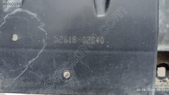 TOYOTA AURİS 2013 2015 ÖN TAMPON ALT MUHAFAZA ÇIKMA 52618-02040