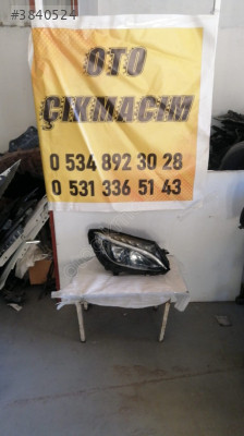 C180 Mercedes W205 Kasa Sağ Ön Far Parçası