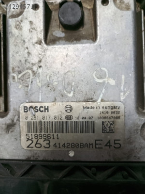 Fiat Doblo 1.6 Motor Beyni 51899611 0281017012