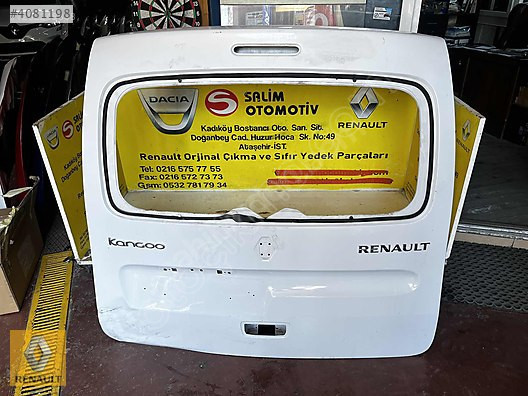 RENAULT KANGO ÇIKMA ORJİNAL BAGAJ KAPAĞI VE DİĞER PAÇALARI