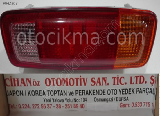 Kia Bongo Stop 1996 2004 Sağ