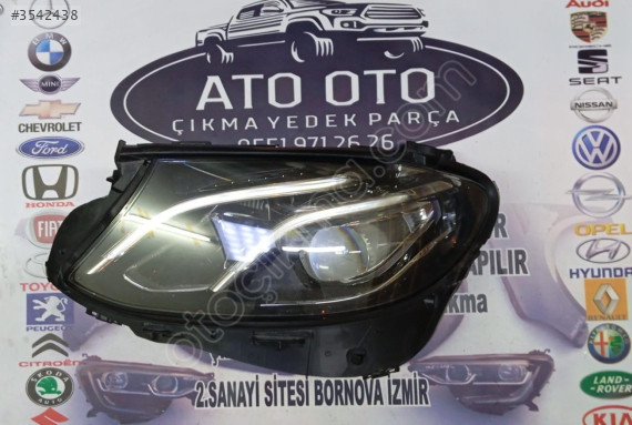 MERCEDES W205 ORJİNAL ÇIKMA SOL FAR