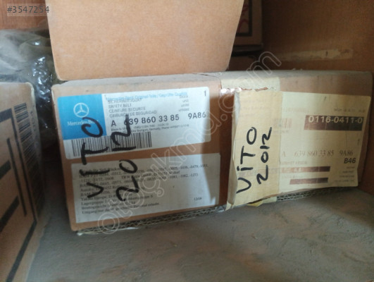 MERCEDES-BENZ W639 VİTO ÖN EMNİYET KEMERİ 6398603385