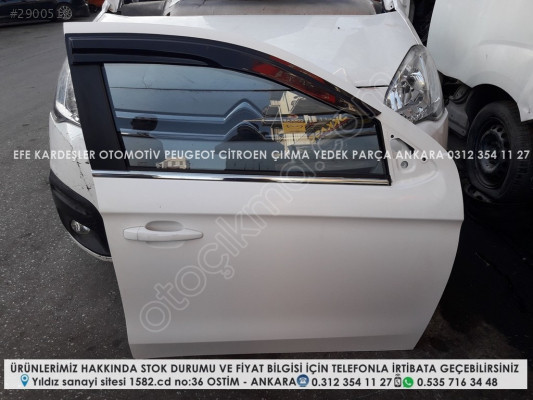 citroen c-elysee çıkma sağ ön kapı