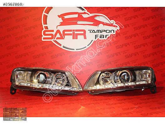 AUDİ A6 2009-2011 MODEL XENONLU ÖN FAR LAMBASI TAKIMI