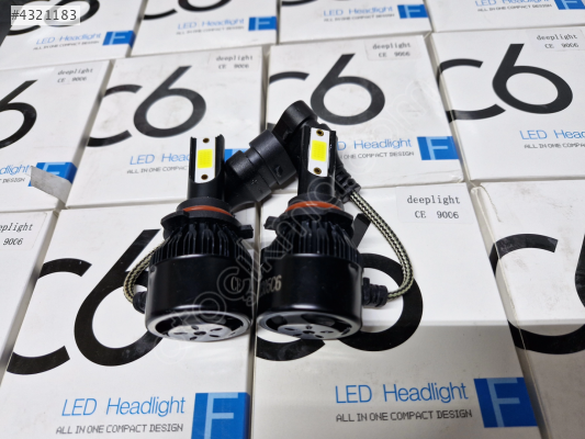 FAR LED XENON AMPUL 9006 R2 DOB LED 6000K (TAKIM FİYATI)