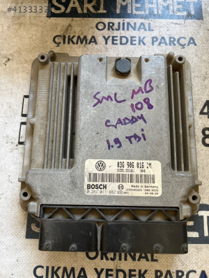 ÇIKMA VW CADDY 1.9TDI 03G 906 016 DM 03G906016DM MOTOR BEYNI