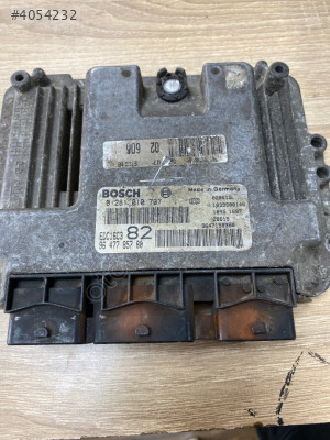 peugeot 206 1.4 hdi motor beyni   0281010707