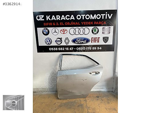 2013-2018 TOYOTA COROLLA ÇIKMA ORJİNAL SOL ARKA KAPI