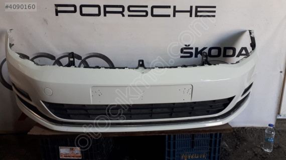 VOLKSWAGEN GOLF 7 ÖN TAMPON DOLU BEYAZ ORJİNAL ÇIKMA PARÇA
