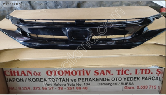 HONDA PANJUR CIVIC SİYAH DELİKSİZ 2019-2021 UNI-PJR