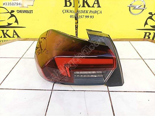 OPEL CORSA F SOL STOP LED'Lİ ÇIKMA ORJINAL YEDEK PARÇA