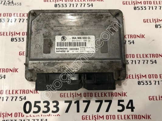 06A906033CL 5WP40282-04 SKODA OCTAVİA MOTOR BEYNİ