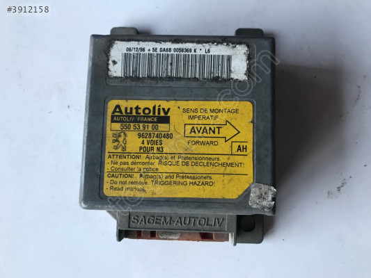 PEUGEOT 306 AIRBAG BEYNI 550539100