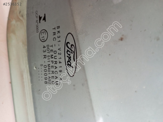 Ford Transit V363.Ön Sol kelebek camı.V21419