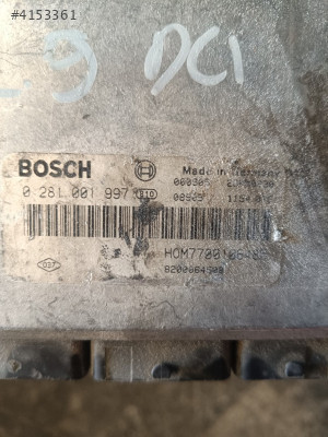Renault Laguna 1.9DCI 7700113027 0281001997 EDC15C3 Motor Beyni