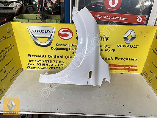RENAULT TALİANT ÇIKMA ORJİNAL SOL ÖN ÇAMURLUK VE DİĞE