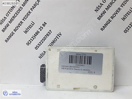 MERCEDES S SERİSİ W222 S63 KASA RADAR SENSÖRÜ ORJ ZB A0009058702
