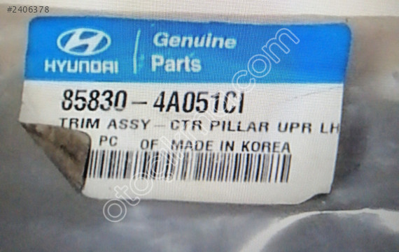 HYUNDAİ STAREXX SOL ORTA DİREK TRİMİ
