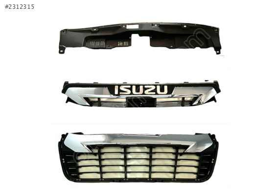 ISUZU DMAX ÖN PANJUR (KROM/SİYAH) 2020-2022