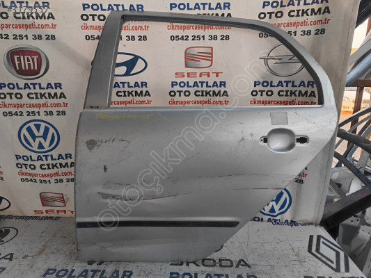 Skoda Octavia sol arka kapı Orjinal göçük hasarlı 2000-2005