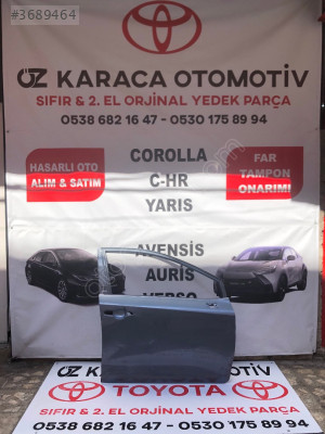 2019-2025 TOYOTA COROLLA ÇIKMA ORJINAL SAĞ ÖN KAPI