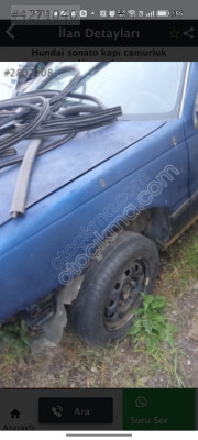 Hyundai sonata sol ön çamurluk