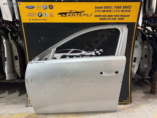 OPEL ASTRA L SOL ÖN KAPI ÇIKMA ORİJİNAL