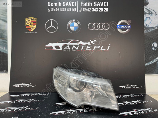 SKODA SUPER B SAĞ ÖN FAR MERCEKLİ BEYİNLİ ÇIKMA 2008-2013