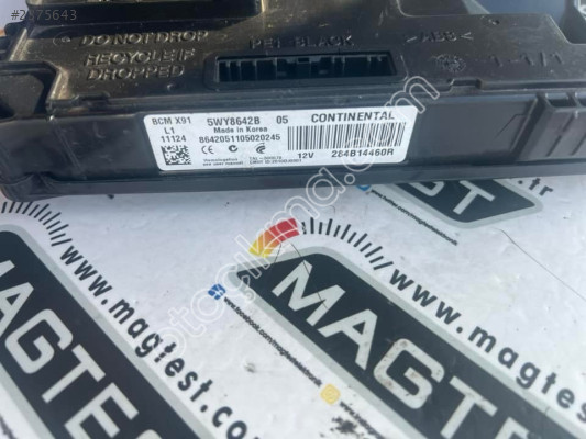 RENAULT LAGUNA 3 BCM BEYNİ - 284B14460R - BCM X91 L1