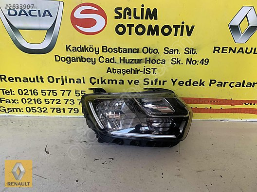 Dacia Duster Orjinal Çıkma Sağ Far ve Diğer Parçalar