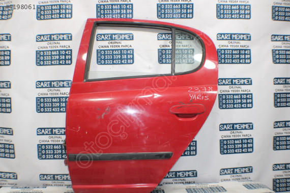 ÇIKMA TOYOTA YARİS SOL ARKA KAPI 2378