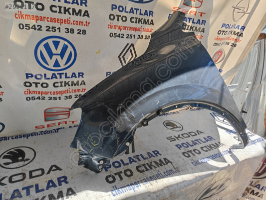Renault kadjar ön sol çamurluk Orjinal göçük hasarlı 2013-2023