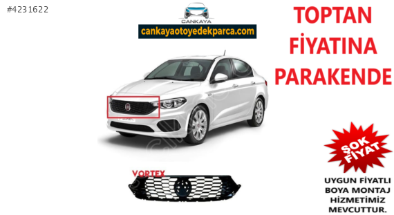 FİAT EGEA SİYAH ÖN PANJUR SIFIR  735642862