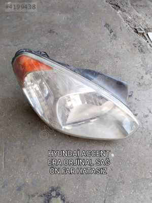HYUNDAİ ACCENT ERA ORJİNAL HATASIZ SAĞ ÖN FAR
