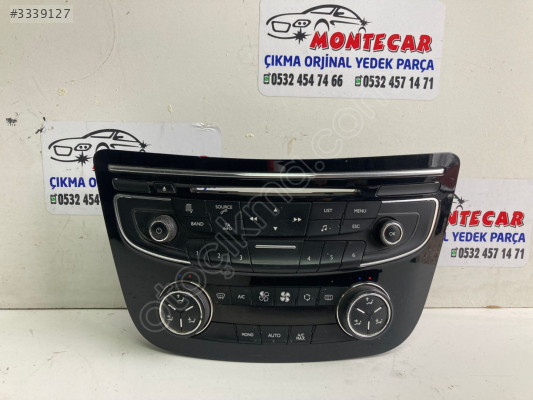 PEUGEOT 508 KLİMA KONTROL PANELİ ORJİNAL ÇIKMA MONTECAR