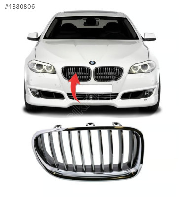 51137412324 BMW F10LCİ 10-16 ÖN PANJUR 10 CITA BÖBREK KROM-SAG